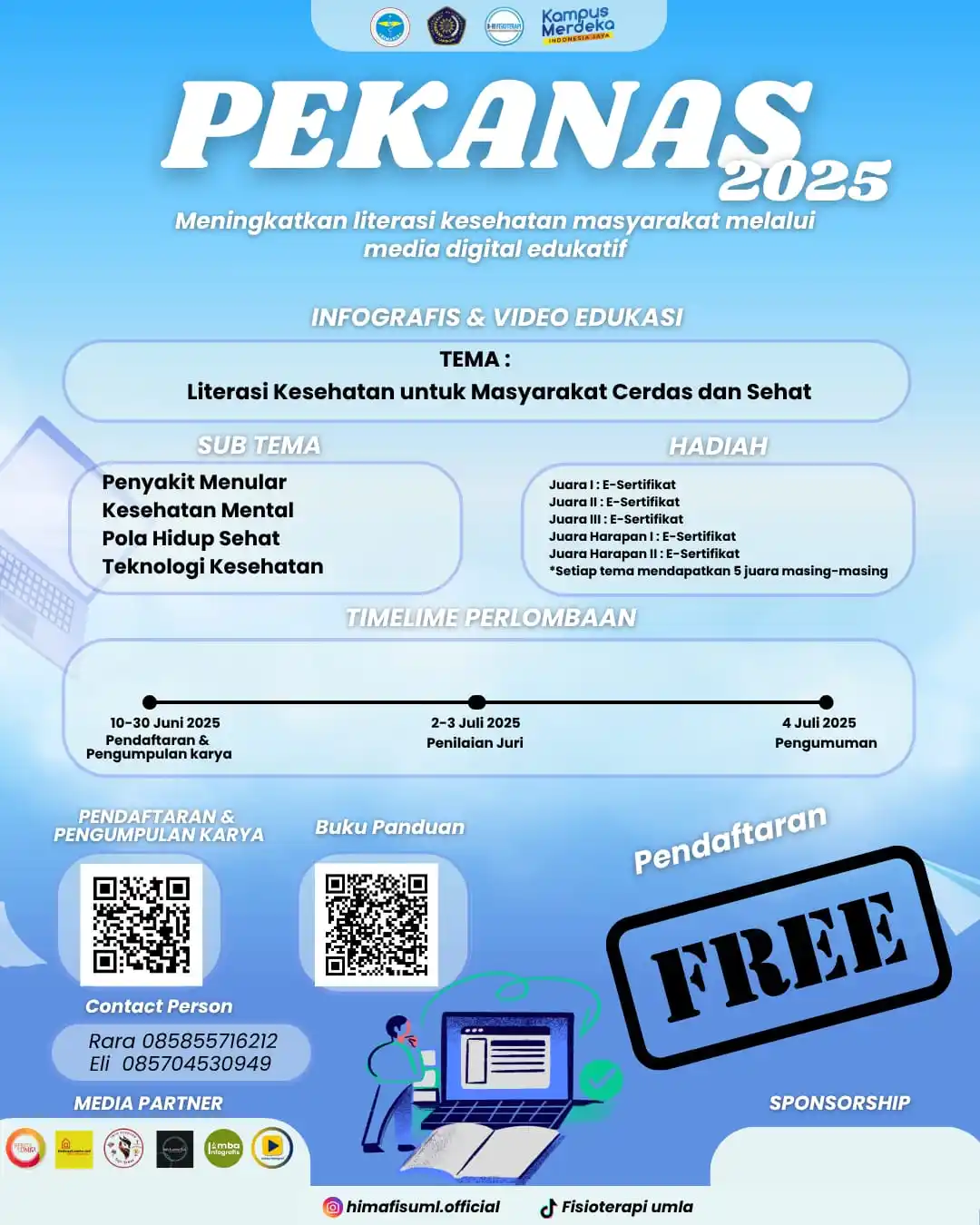 Image from Info Lomba: Hai Gengs, ADA KABAR GEMPAR NII !! 🎉🎨🎥  HIMAFIS Universitas Muhamma...
