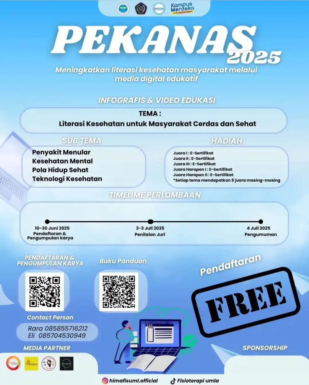 Image from Info Lomba: Hai Gengs, ADA KABAR GEMPAR NII !! 🎉🎨🎥  HIMAFIS Universitas Muhamma...