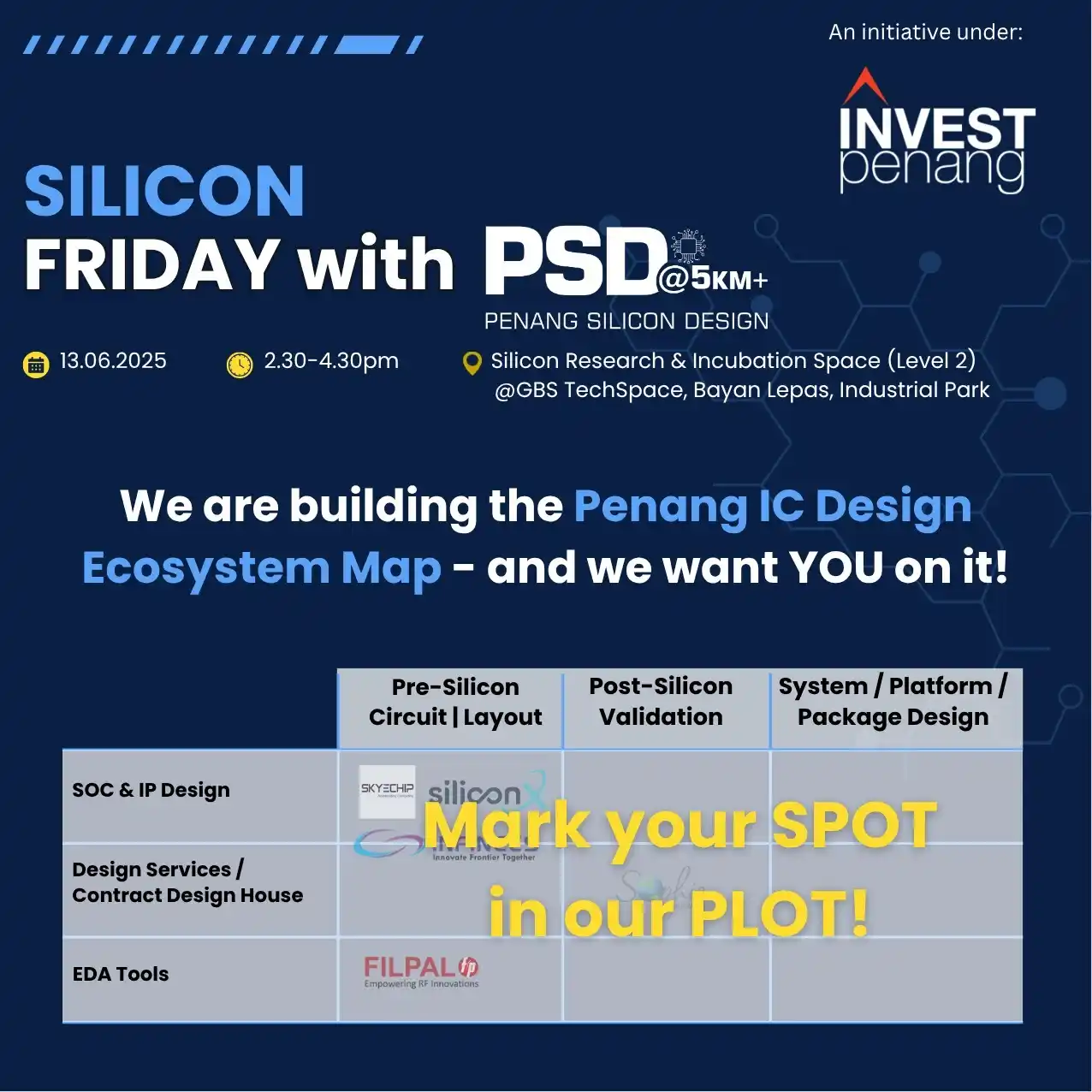 Image from InvestPenang : 🚀 𝐇𝐚𝐩𝐩𝐞𝐧𝐢𝐧𝐠 𝐓𝐨𝐦𝐨𝐫𝐫𝐨𝐰!   We’re all set for 𝐒𝐈𝐋𝐈𝐂...