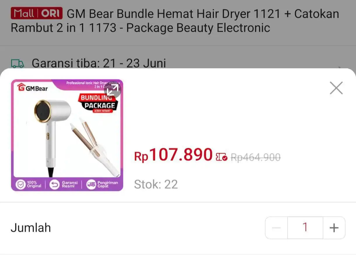 Image from KODE VOUCHER SHOPEE: Hidden harga terendah *💰Rp 56.900 || 20.59 WIB ⏰* GM Bear Bundle...
