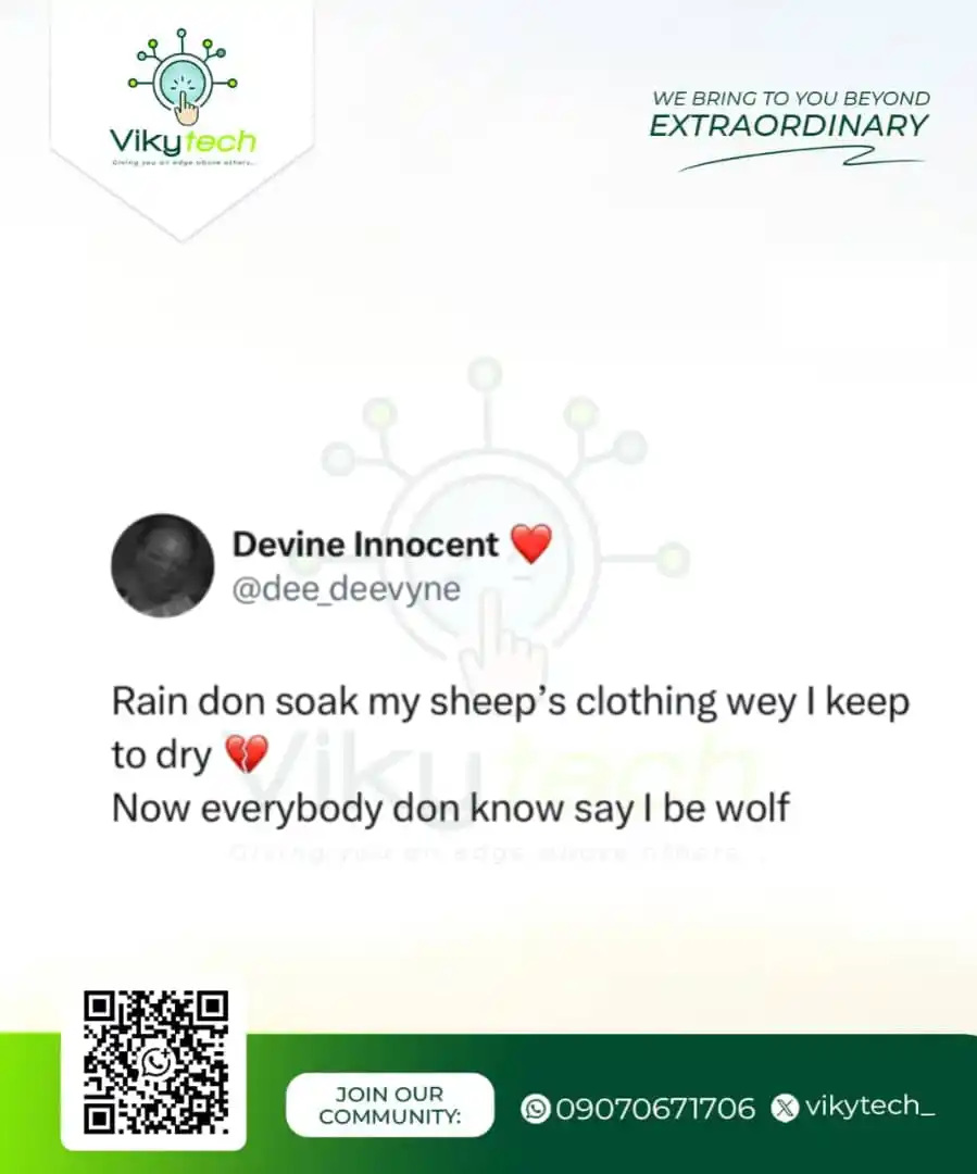 Image from VIKYTECH MEDIA: how I won take explain say..na the rain cause ham  now 😞😂😂...