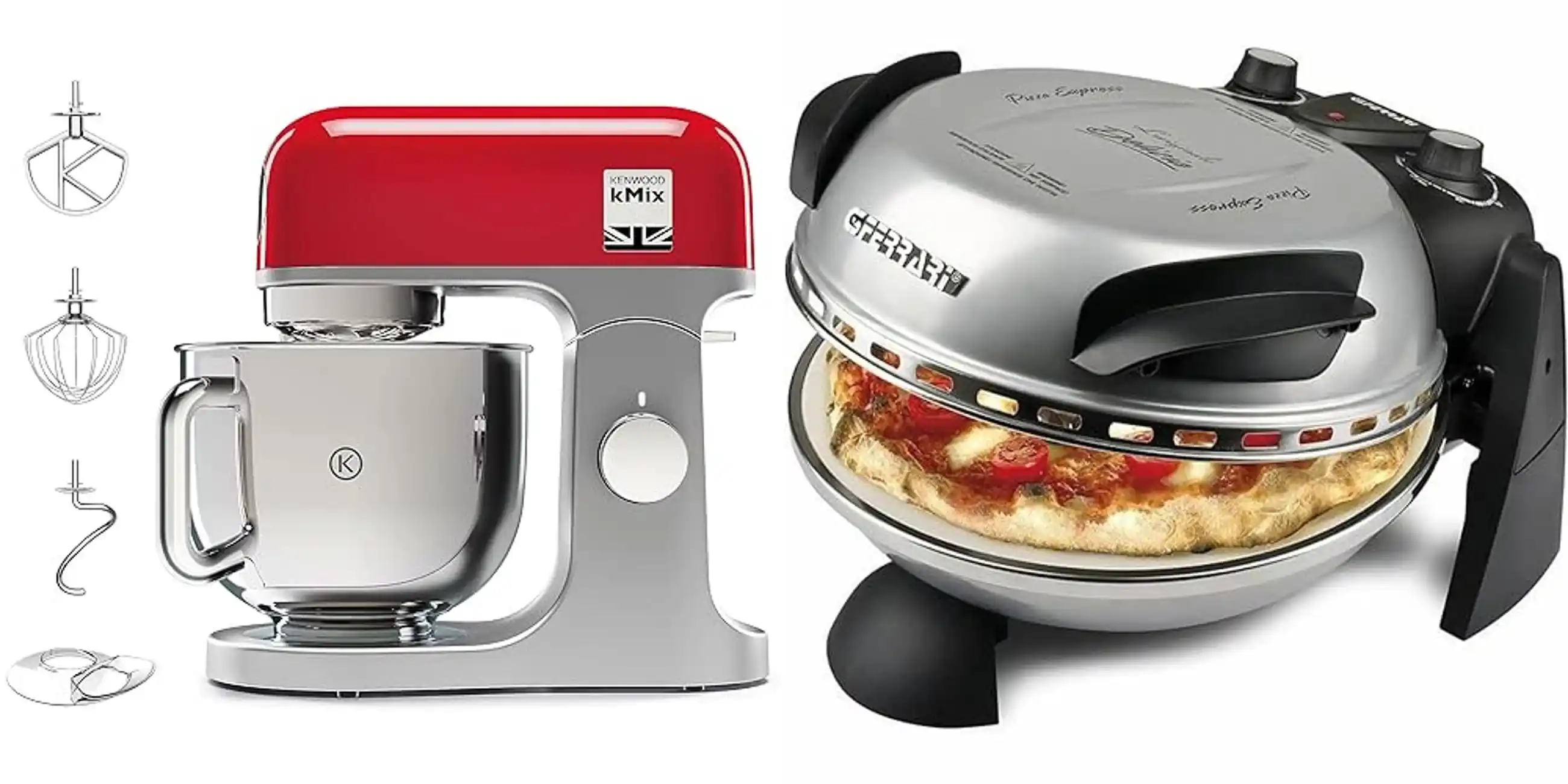 Image from Nel mondo delle offerte: 👀 Kenwood KMX750RD KMIX Impastatrice Planetaria con Ciotola con manic...
