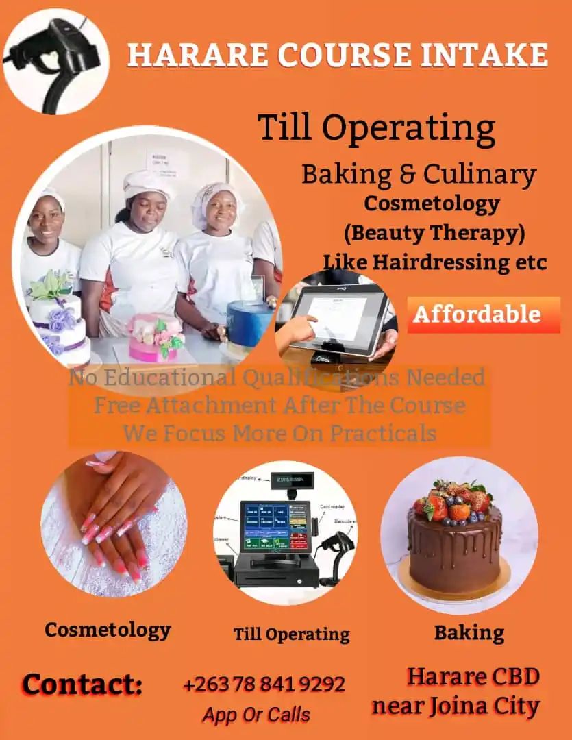 Image from Zim Elites Official 🇿🇼: *kudzidza ma courses in Harare CBD toitisa*   *Baking & Culinary🥮* *T...
