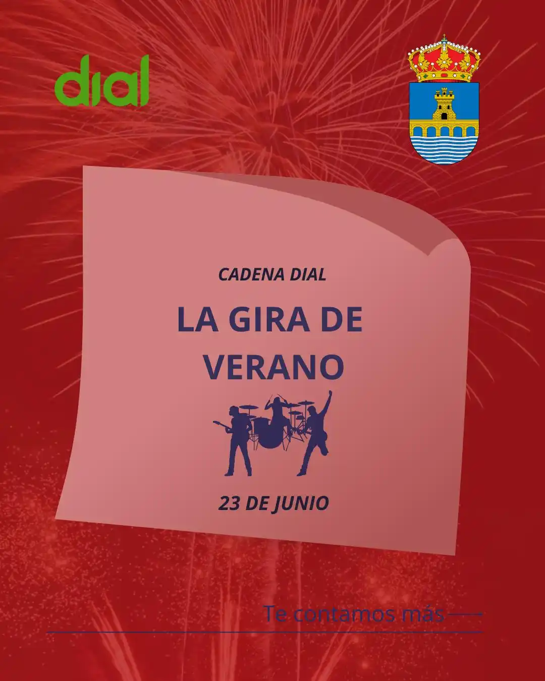 Image from Ayuntamiento Nájera: ¡La Gira de verano de Cadena Dial llega a Nájera! 🎶   Este lunes 23 d...