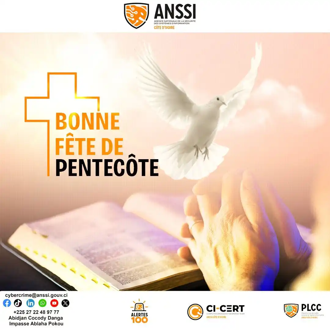 Image from PLCC-PLATEFORME DE LUTTE CONTRE LA CYBERCRIMINALITÉ: LA PLCC VOUS SOUHAITE UNE BONNE FÊTE DE PENTECÔTE.   <a class="text-bl...