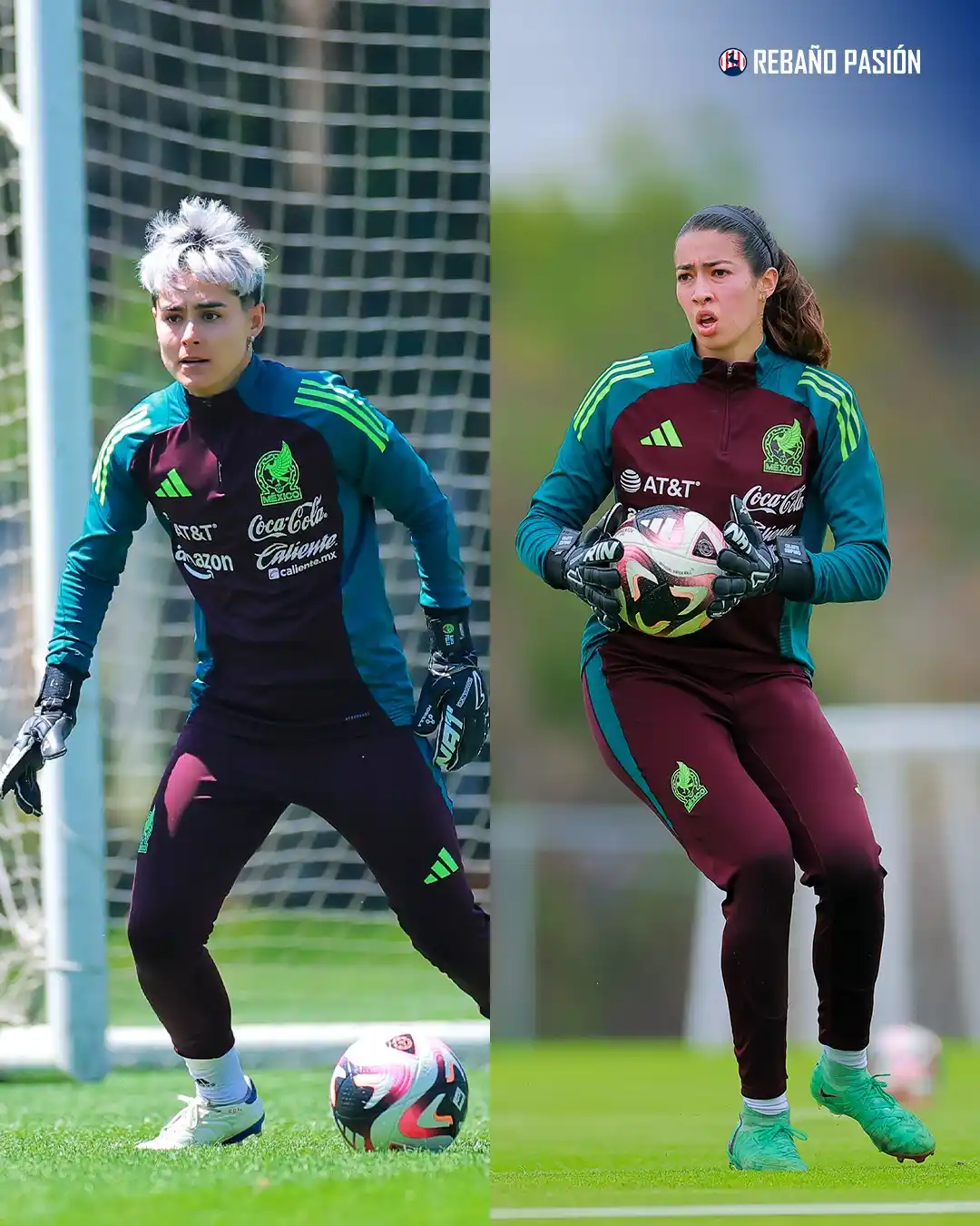Image from Rebaño Pasión: ¡LAS PORTERAS DE LA SELECCIÓN! 😎🐐  Celeste Espino y Blanca Félix son...