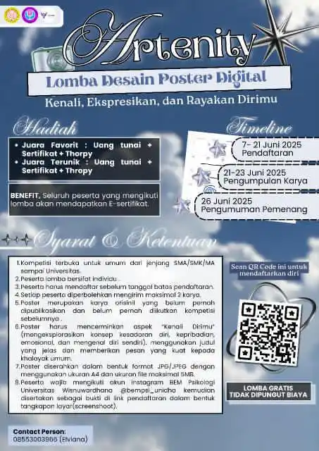 Image from Info Lomba: *LOMBA POSTER DIGITAL PSIKOLOGI 2025* Ajang kreativitas paling seru ta...