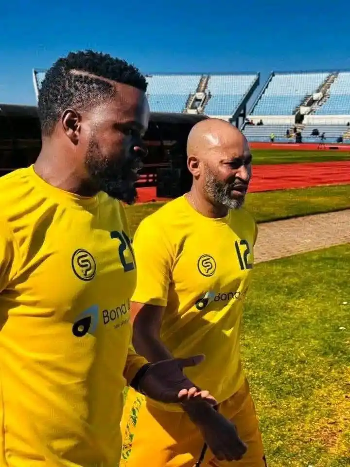 Image from Zimcelebs Official 1: Malegends edu arohwa zvekare FT: Namibia 🇳🇦 4- 3 🇿🇼 Zimbabwe...