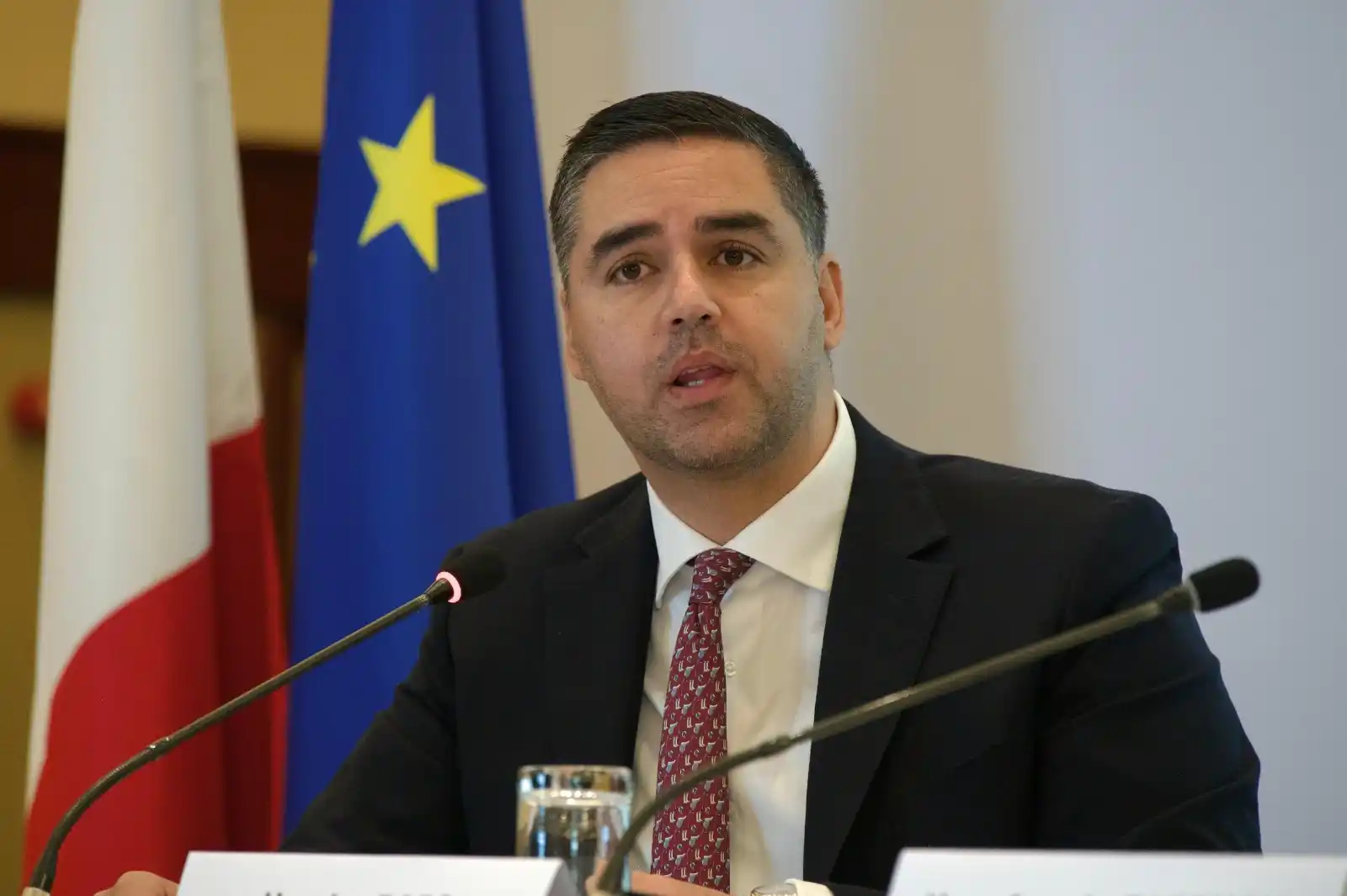 Image from Newsbook Malta: *Maltese government ghosts pledge to recognise Palestine* Ian Borg go...