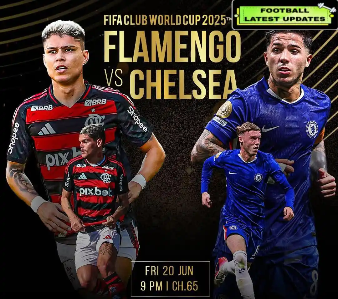 Image from πππππ½πΌππ ππΌππππ πππΏπΌπππ β½: *_πMATCHβ½DAY_* *_π΄FLAMENGO π CHELSEAπ΅_* *_β±οΈ:- TIME: 11:00PM PST...