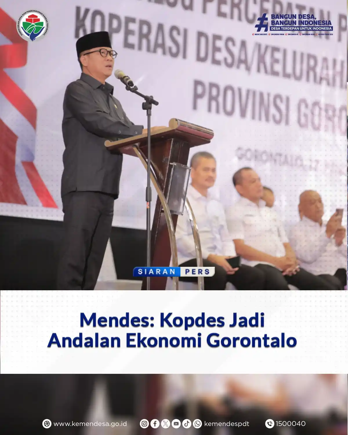 Image from KEMENDES PDT: Mendes PDT Yandri Susanto meyakini Koperasi Desa/Kelurahan Merah Putih...