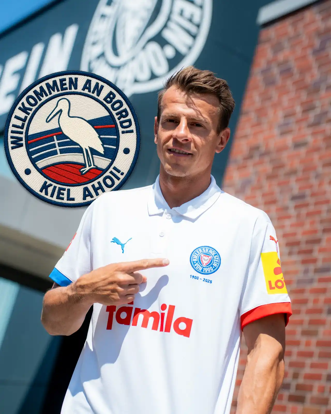 Image from Holstein Kiel: Moin, Stefan Schwab! 👋🏼 Der 34-jährige Mittelfeldspieler kommt von ...