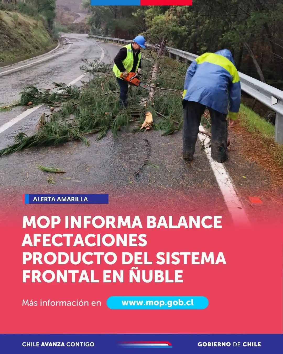 Image from Chillan OnLine: MOP Informa: Seremi Freddy Jelves entrega balance de afectaciones, est...
