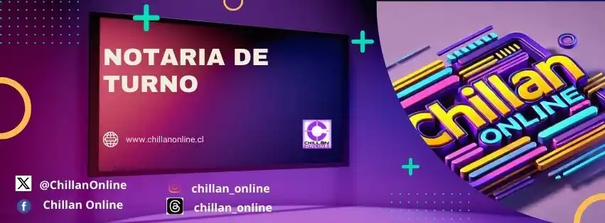 Image from Chillan OnLine: NOTARIA TURNO CHILLAN Luis Álvarez Díaz Sábado 21-06-2025 Dirección: ...