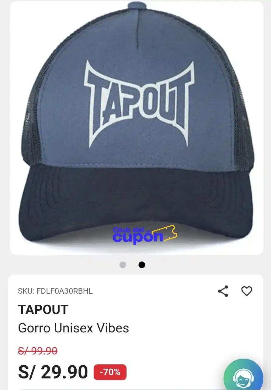 Image from Club del Cupón: 🔥 Oferta
 
 ✔️Gorro Unisex Vibes  ⛓‍💥https://platanitos.com/pe/produ...