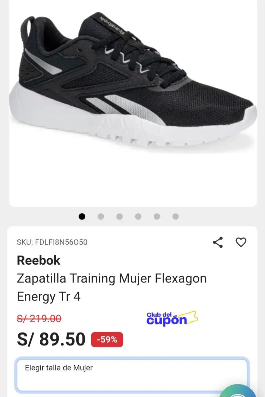 Image from Club del Cupón: 🔥 Oferta
 
 ✔️Zapatilla Training Mujer Flexagon Energy Tr 4  ⛓‍💥http...