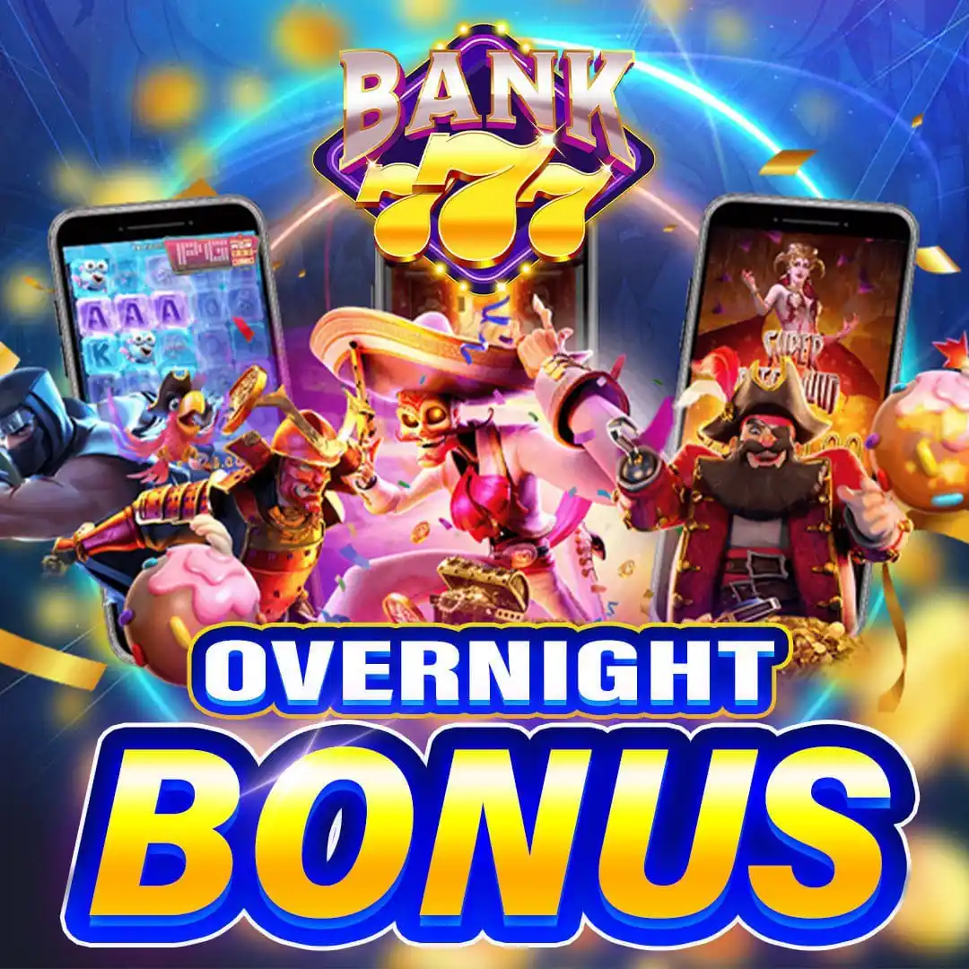 Image from Bank777 Official: 🌙 Overnight Bonus 🌙 🎉🎉🎉 Wake Up to a Comeback! At Bank777, we’v...