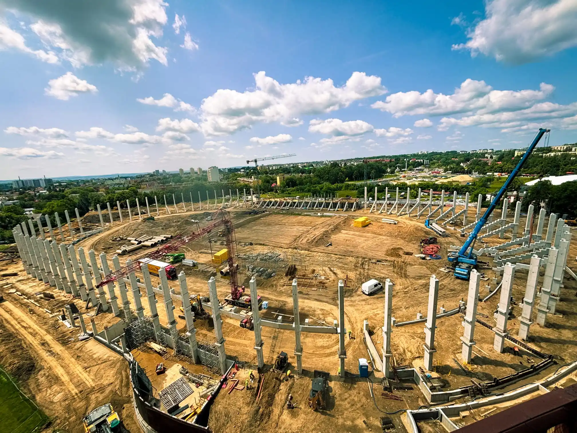Image from Resovia Rzeszów: Piątek trzynastego to dobry moment, by zerknąć jak idą prace przy W22 ...