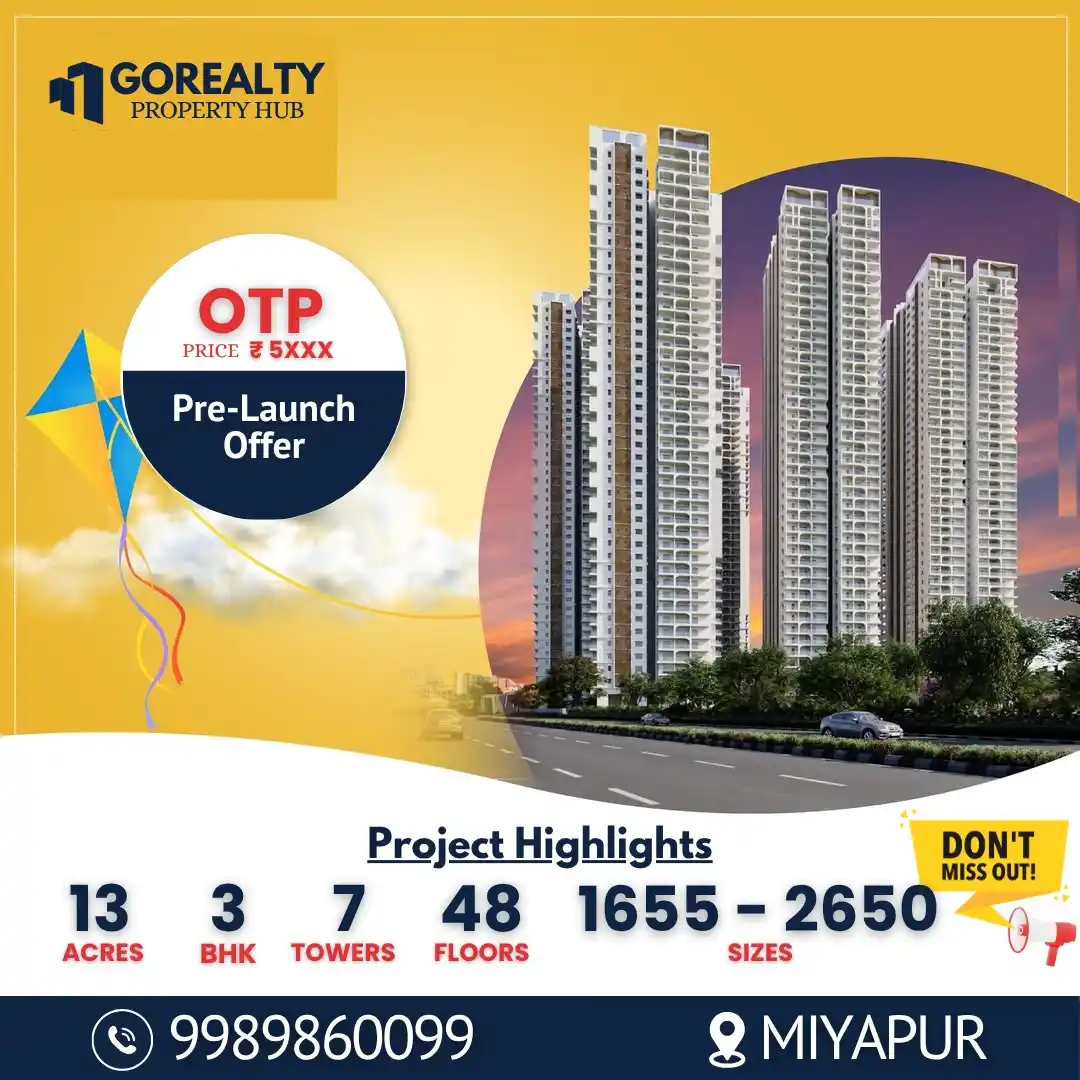 Image from GoRealty Property Hub Hyderabad | Leading Investment Destination!: *🏙️ Premium High-Rise Living @ Miyapur – Pre-Launch Offer LIVE!* 💥 ...
