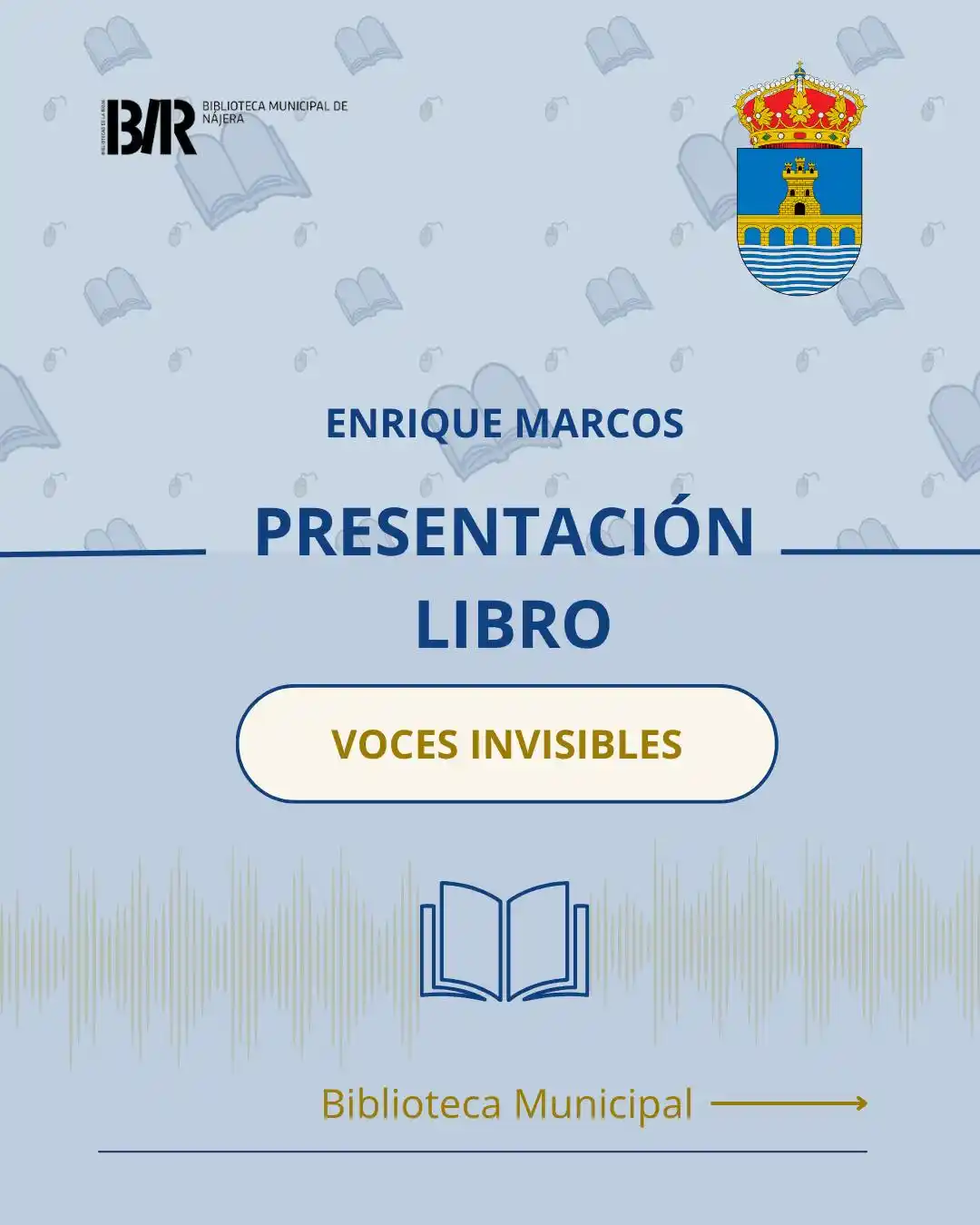Image from Ayuntamiento Nájera: Presentación literaria en la Biblioteca Municipal📚  El próximo vierne...
