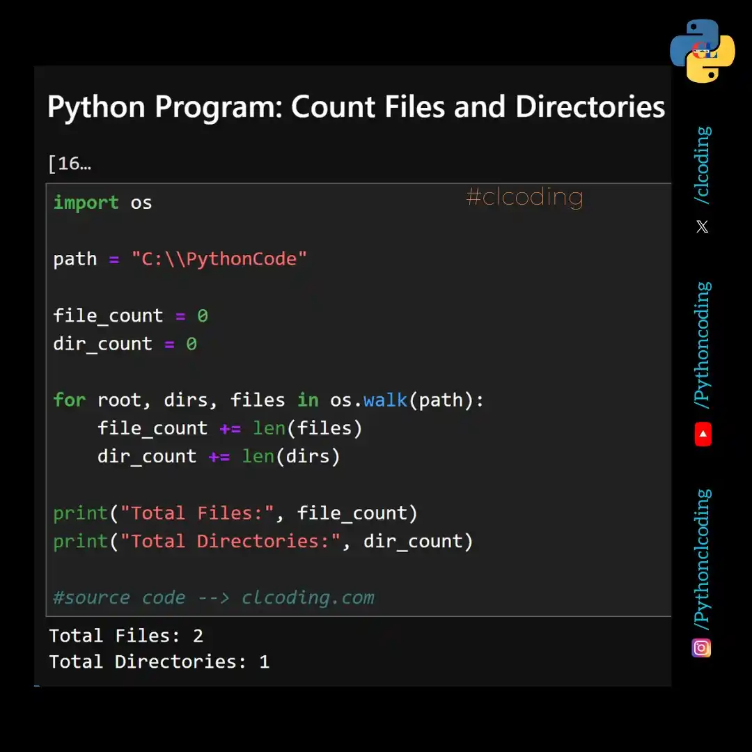 Python Coding (CLCODING) post