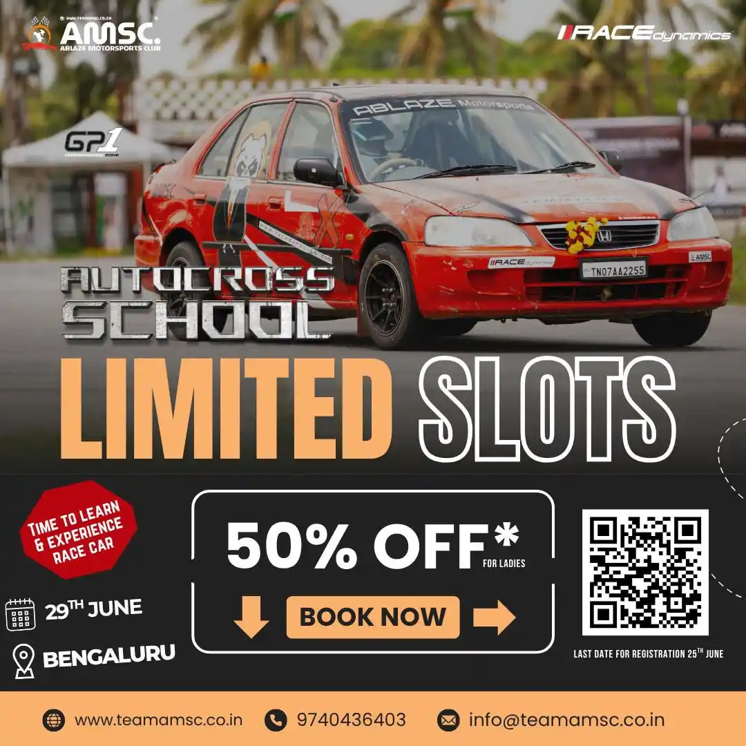 Image from Indian MotoSports Updates 🏁🇮🇳🏁: “🚗 Ready to Race? 🚗 Join the Autocross School on 29th June in Bengal...