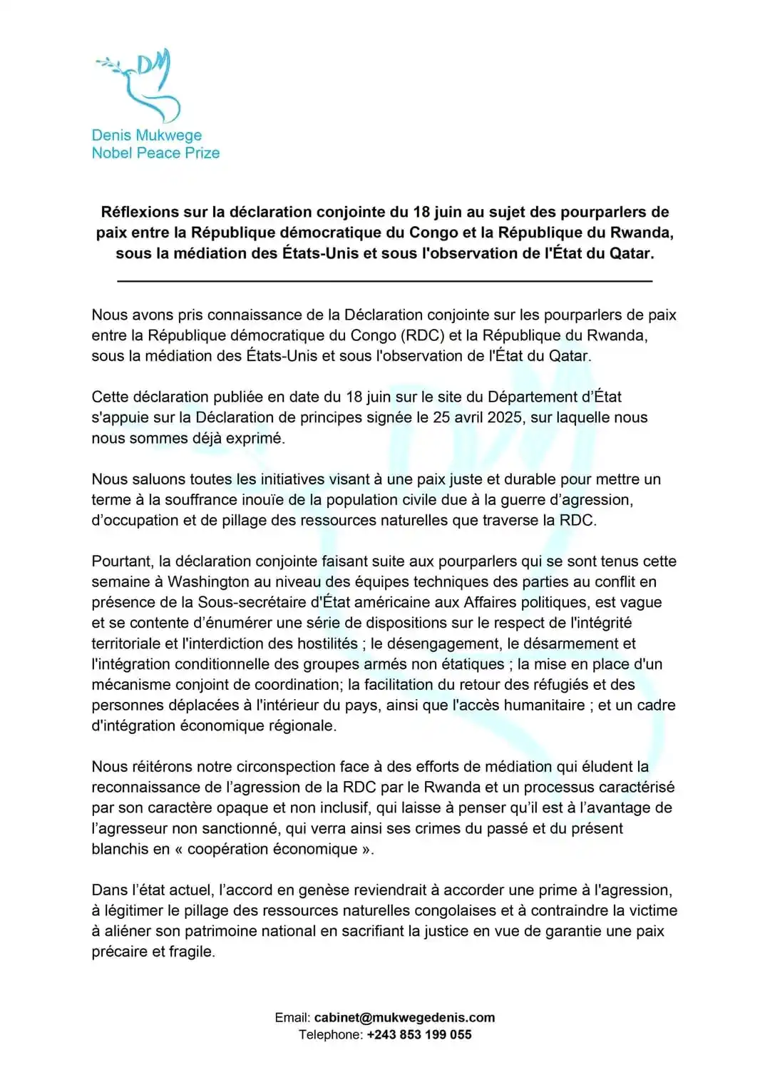 Image from LIFE INFO: Réflexions sur la déclaration conjointe du 18 juin au sujet des pourpa...