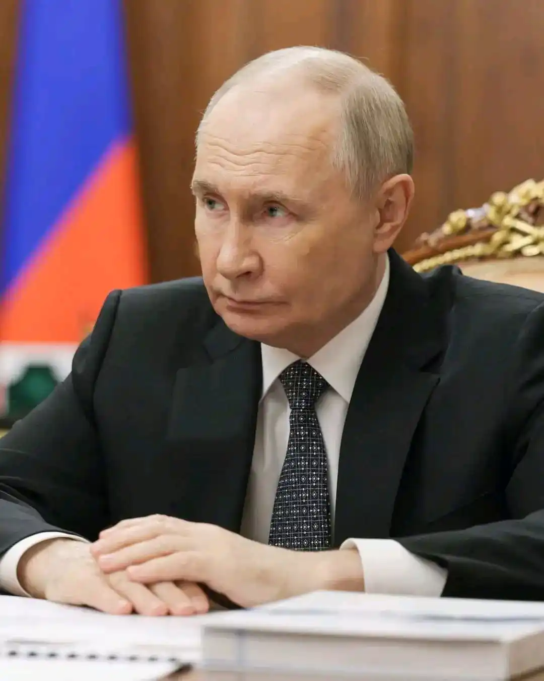 Image from LIFE INFO: 🇷🇺🟥Poutine en réponse à une question lui demandant s’il craignait q...