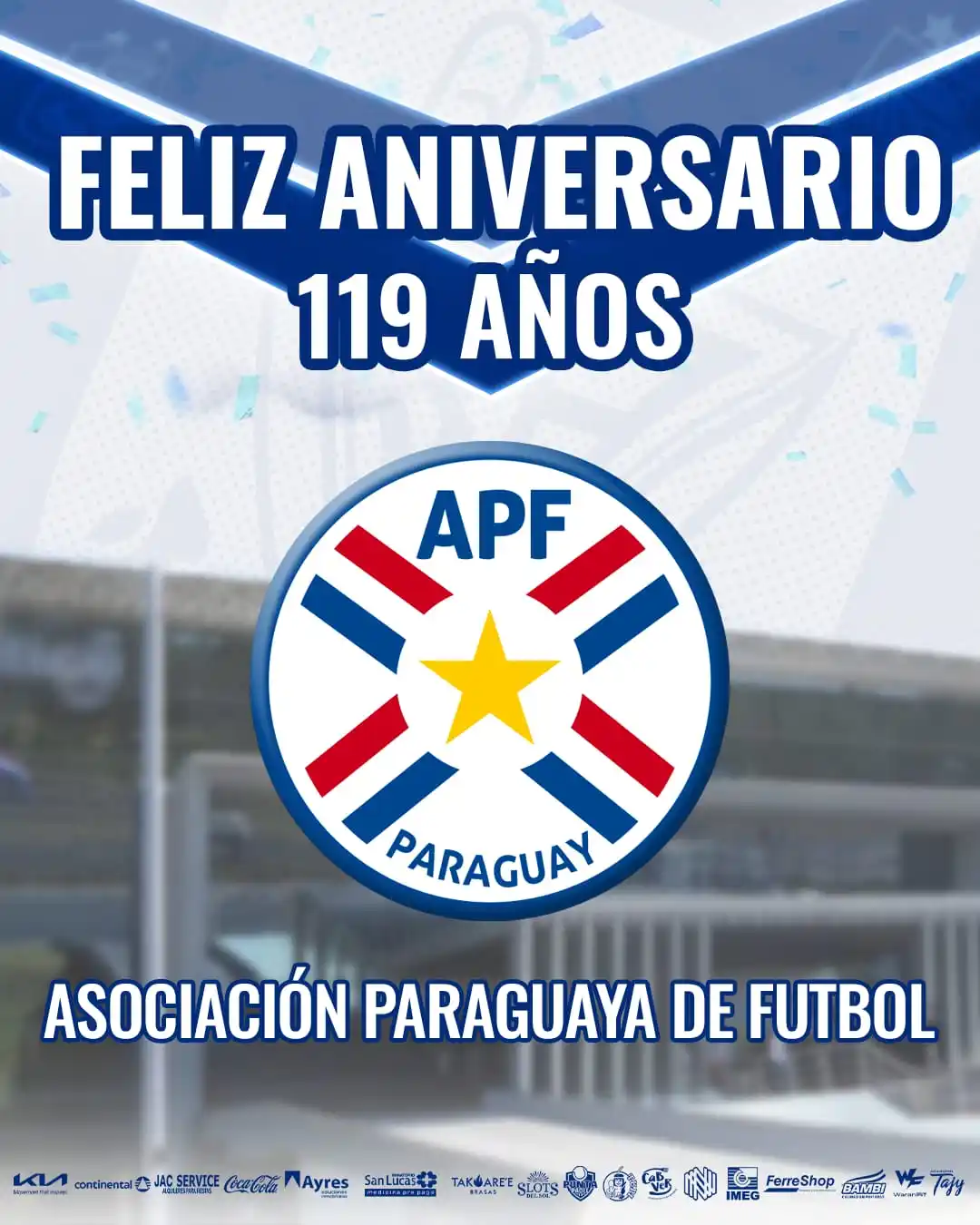 Image from Club Sportivo Ameliano: 🥂 | Saludamos a la Asociación Paraguaya de Fútbol y a su presidente @...