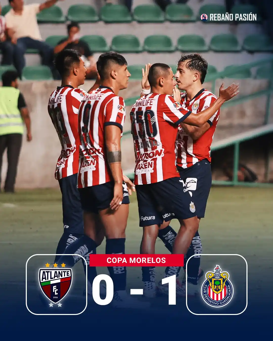 Image from Rebaño Pasión: ¡SE GANÓ! 🙌🐐  Partido muy cerrado en nuestro debut en la gran Copa M...