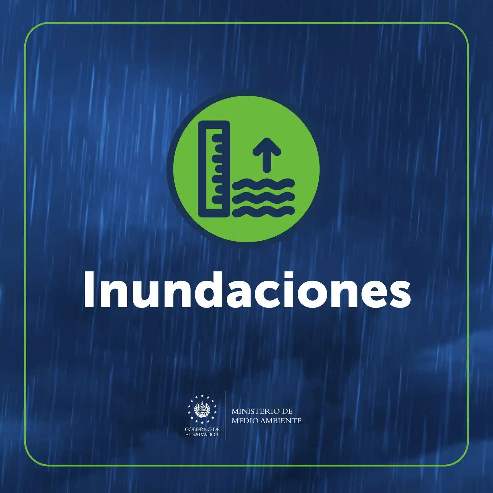 Image from Ministerio de Medio Ambiente El Salvador: se mantiene *VIGILANCIA* en distritos de los departamentos de La Unión...