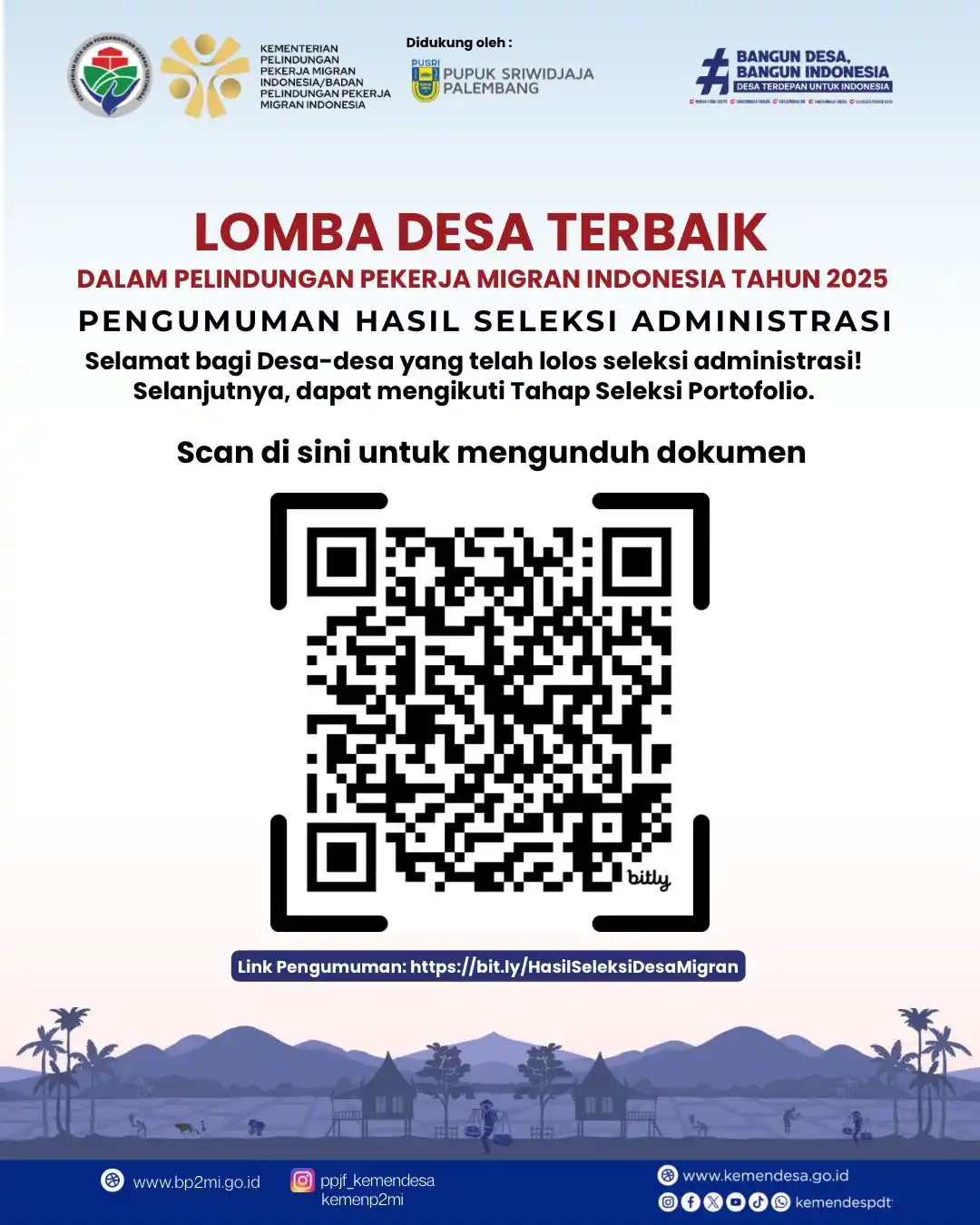 Image from KEMENDES PDT: Selamat kepada desa-desa yang telah lolos seleksi administrasi Lomba D...