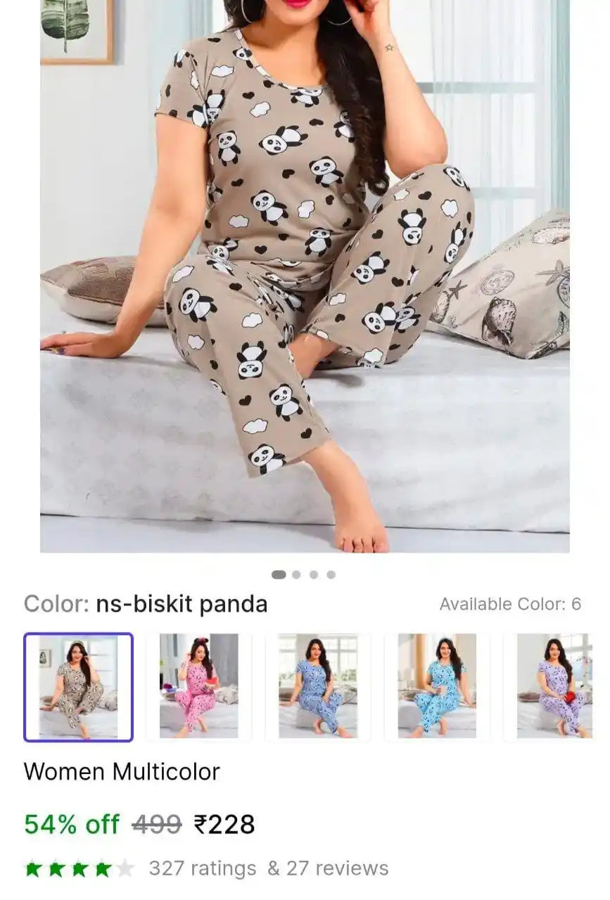 Image from WhyPayFull.in - Viral Shorts: SHOPSY NIGHT SUIT@ 222/-   https://whypayfull.in/url/u4ftu   <a class=...