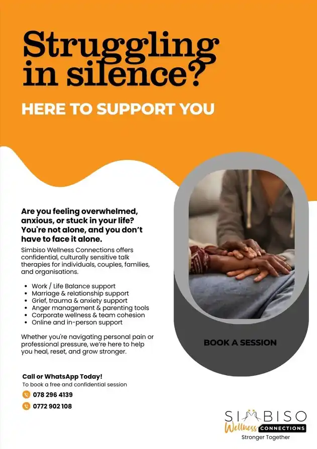 Image from The National 🇿🇼 – Daily News Updates: 🌿 Struggling in silence? You don’t have to. At Simbiso Wellness Conne...