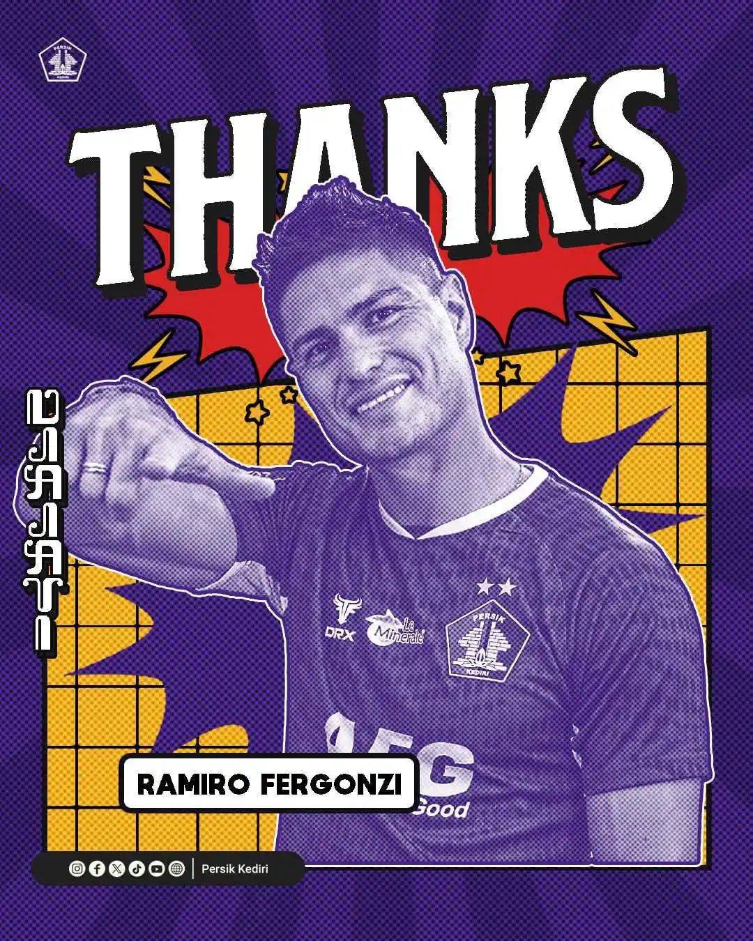 Image from Persik Kediri: 𝑻𝒆𝒓𝒊𝒎𝒂 𝑲𝒂𝒔𝒊𝒉 ! 💜  Ramiro Fergonzi dan Persik Kediri resmi ...