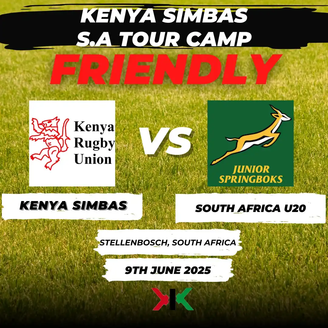 Image from XIX SPORTS: The Kenya Simbas will be action today against the Junior boks as prepa...