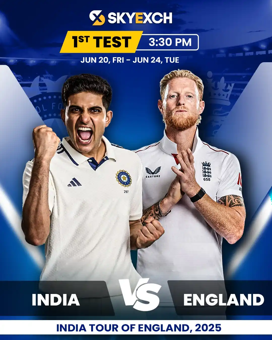Image from Skyexch: The wait is over. Day 1, 1st Test – Let’s go! *Who will win today? Pr...