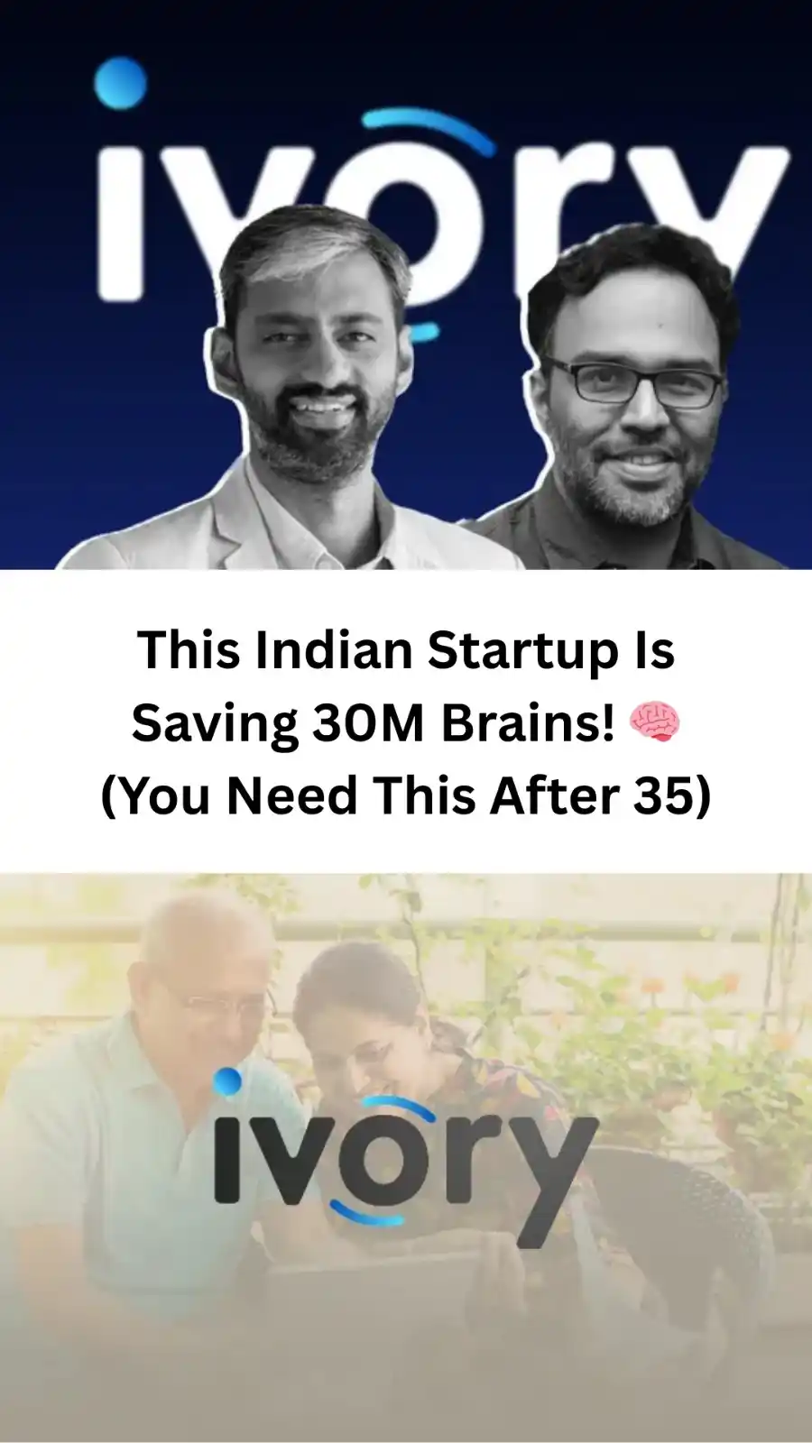 Image from Unboxing Startups: This Indian Startup Is Saving 30M Brains! 🧠 (You Need This After 35) ...