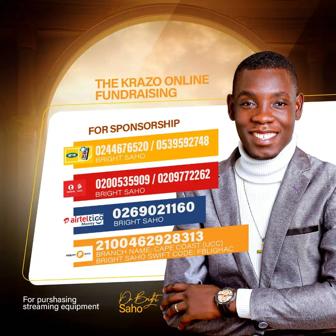 Image from Apostle Bright Saho: This is for our preparations towards the fundraising... 🙏🏻...