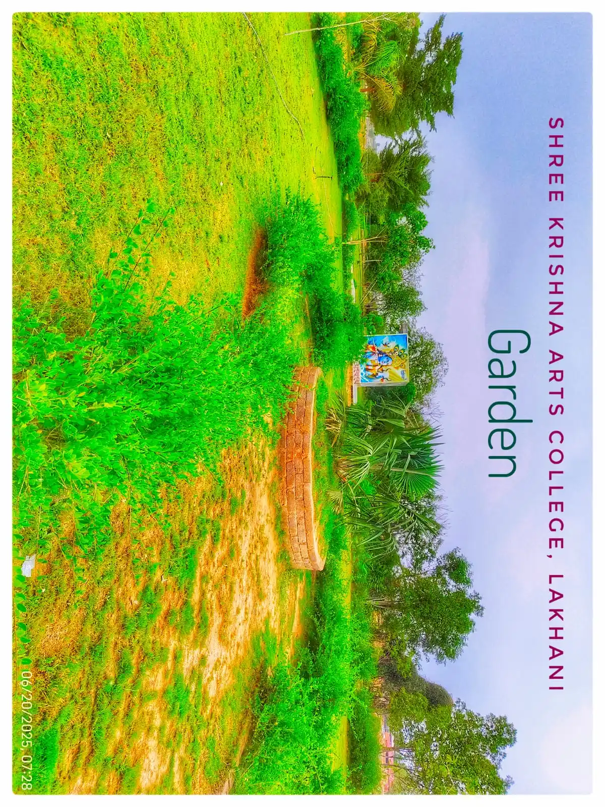 Shree Krishna Arts College Lakhani post