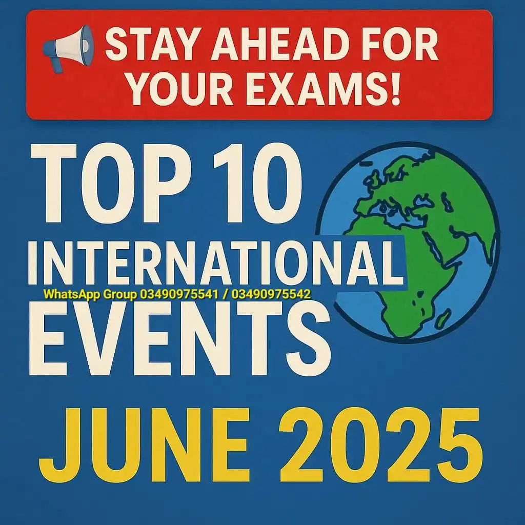 Image from Shan Ali Junejo: Top 10 International Events - June 2025 🌍 Preparing for competitive ...