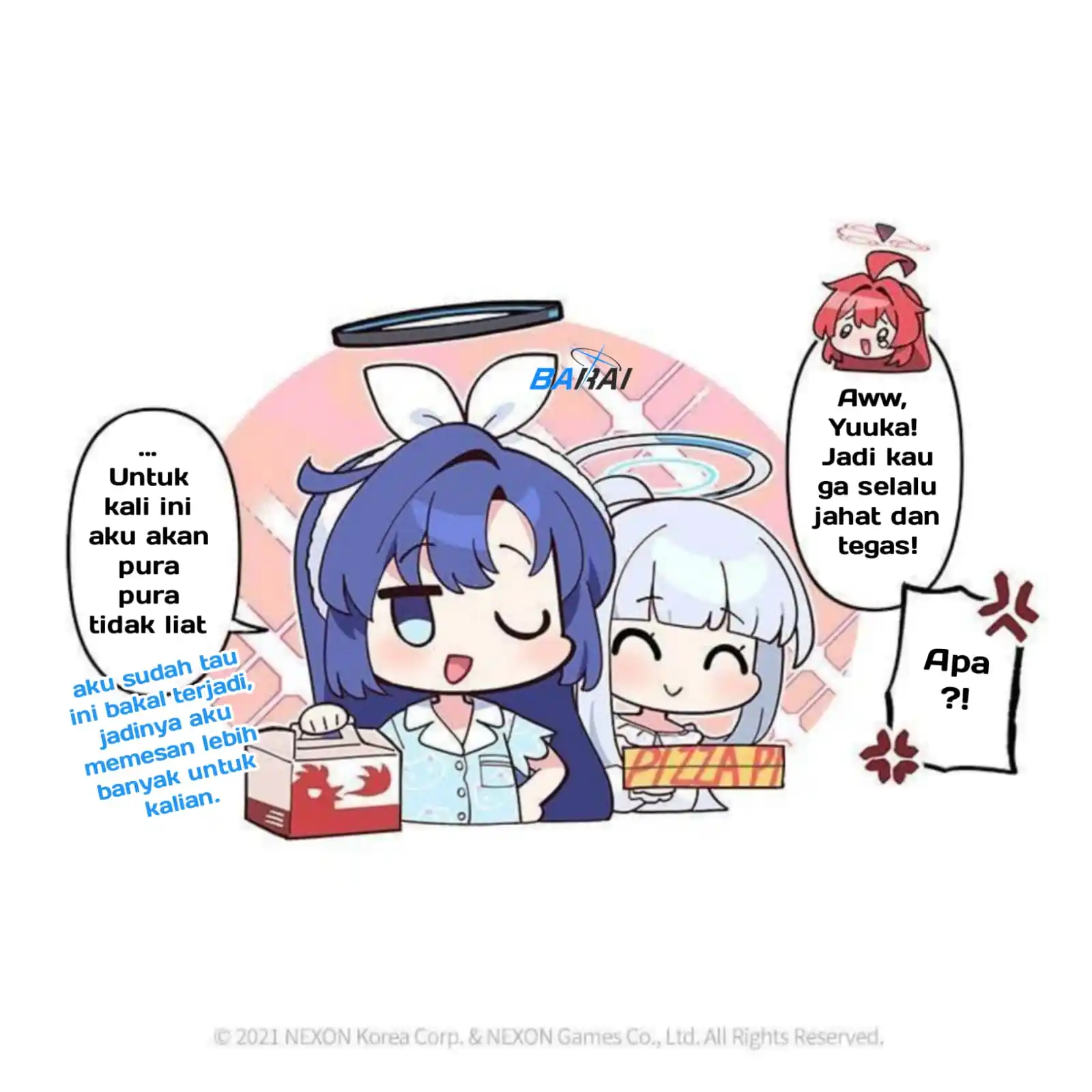 Image from Blue Archive Reborn Animation Indonesia: Translate komik blue archive terbaru  > hina...