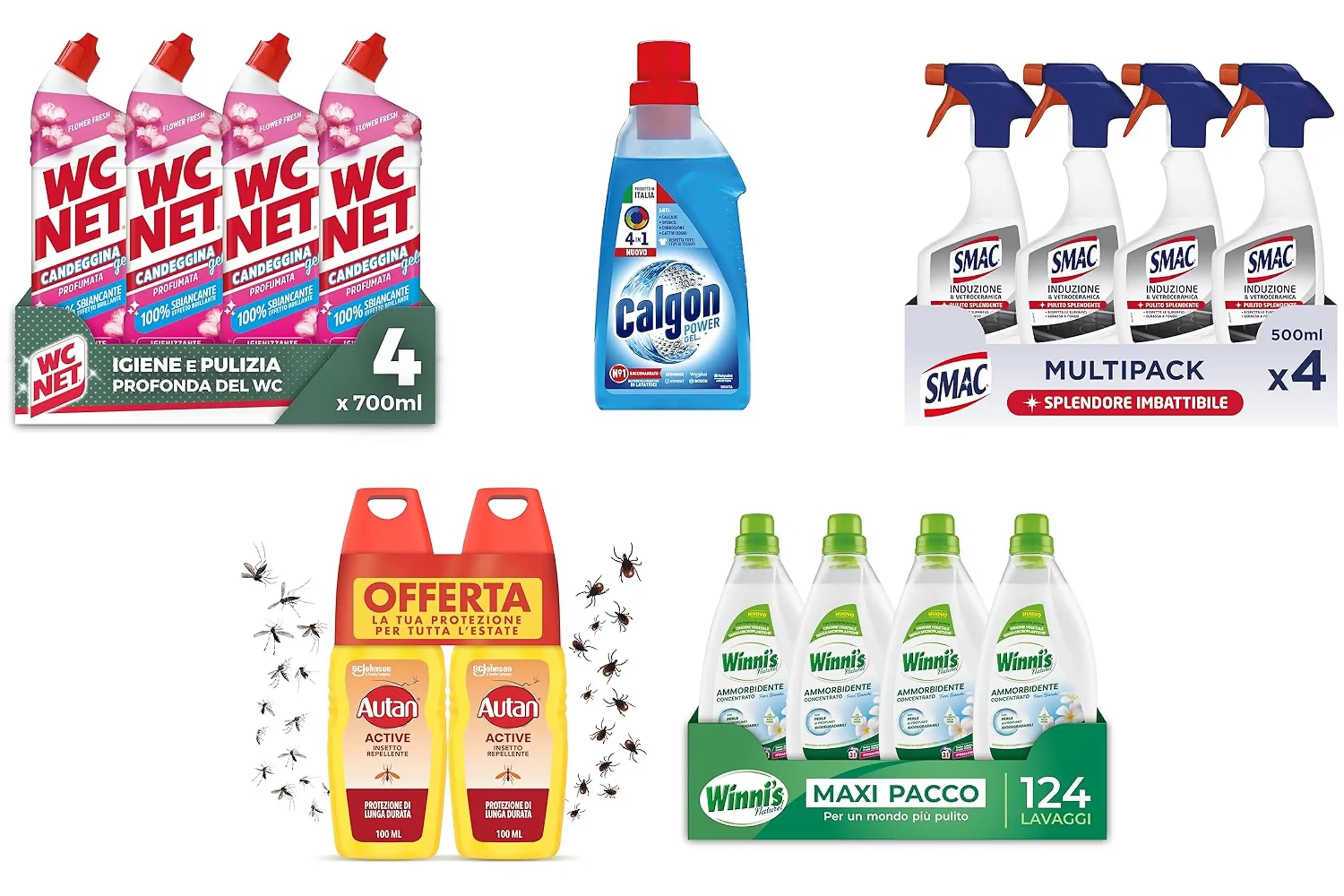 Image from Nel mondo delle offerte: 👀 Wc Net - Candeggina Gel Profumata, Detergente per Sanitari e Superf...