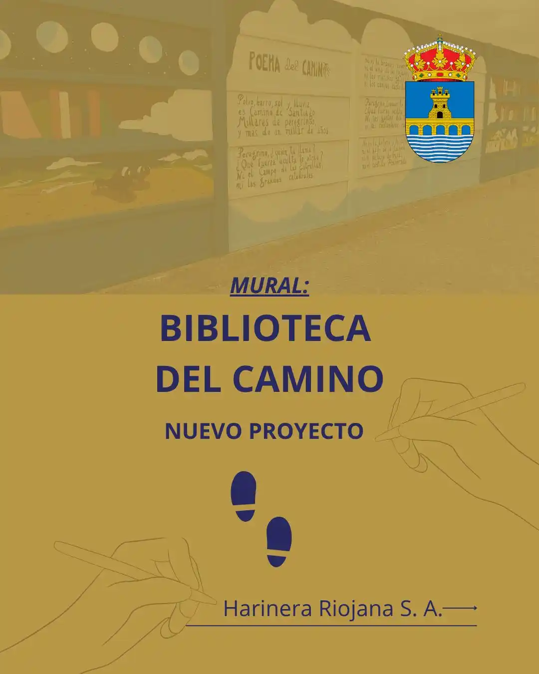 Image from Ayuntamiento Nájera: Ya puedes ver los primeros pasos de un proyecto muy especial en el mur...