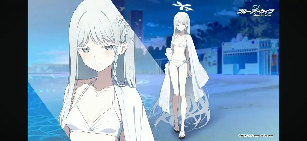 Image from Blue Archive Reborn Animation Indonesia: Yah, nagusanya nggak ikutan 😭... damn, she beatiful bro...