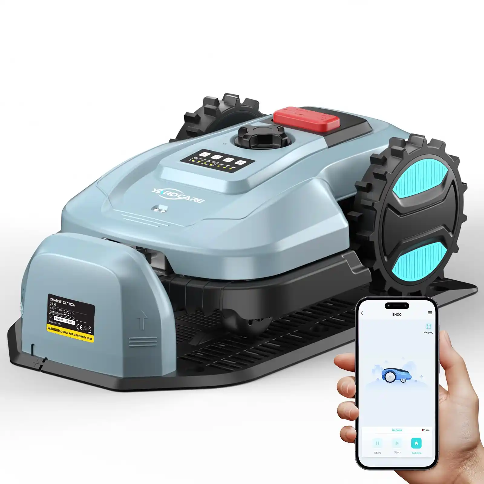Image from Nel mondo delle offerte: 👀 YARDCARE E400 Robot Tagliaerba, Controllo Tramite App, Fino a 400 m...