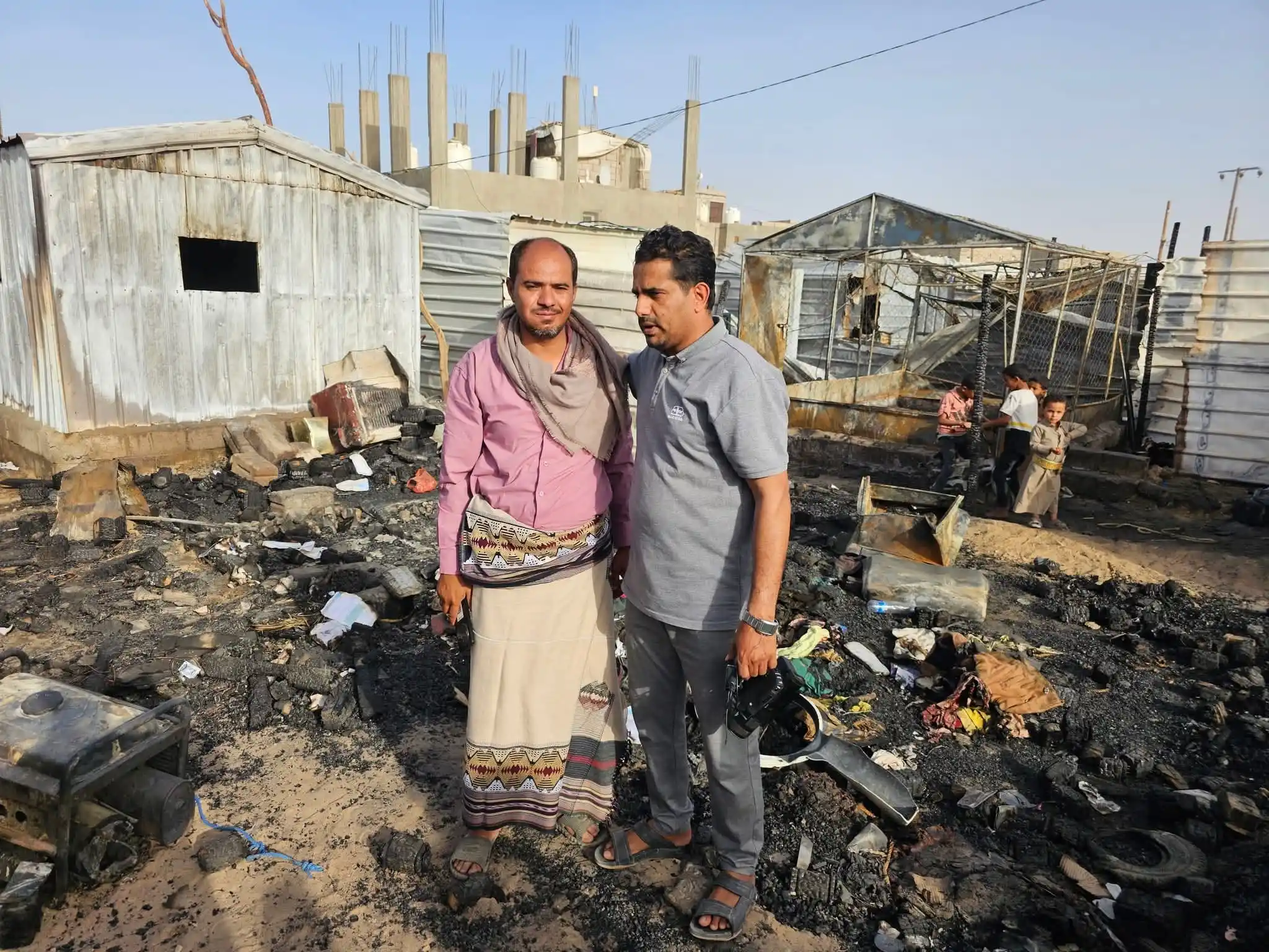 Image from مأرب الان Marib Now: يكتب مراسل قناة يمن شباب محمد غازي :    وليد الحاج فقد كل ما يملك من أ...
