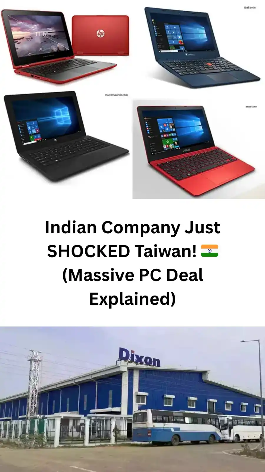 Image from Unboxing Startups: Your Next Laptop Will Be Made in India! 💻 (Dixon's Game-Changing Move...