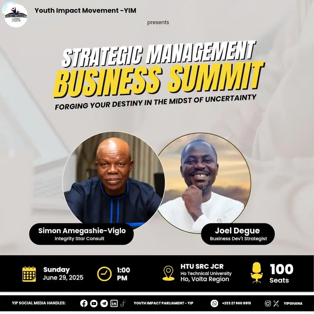 Image from Youth Impact Parliament - YIP: 📢 YOUTH IMPACT MOVEMENT (YIM) 🌍 presents    STRATEGIC MANAGEMENT BUS...
