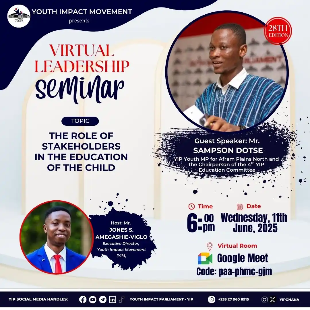Image from Youth Impact Parliament - YIP: 💠💠💠💠💠💠💠💠💠💠💠 Youth Impact Movement (YIM) Presents THE TWE...